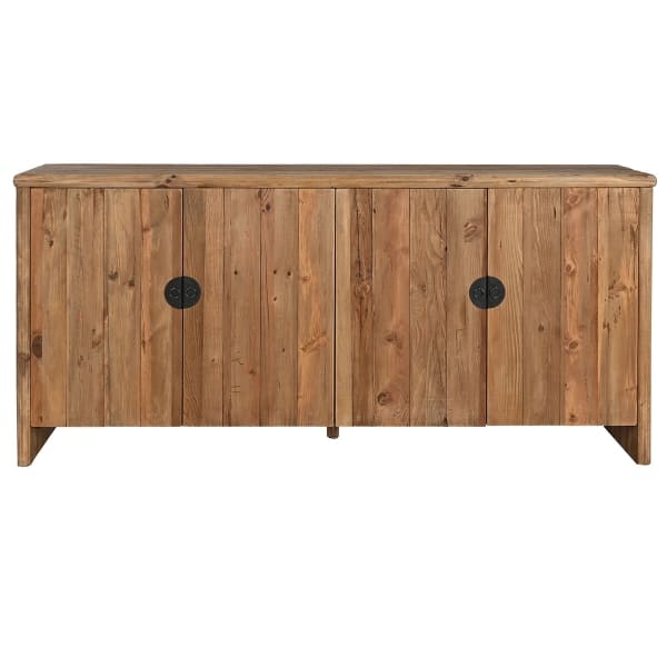 Grand Buffet Design Oriental en Bois Recyclé