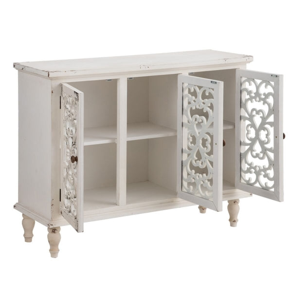 Sideboard Design Country Chic Home Decor Natural Wood White 