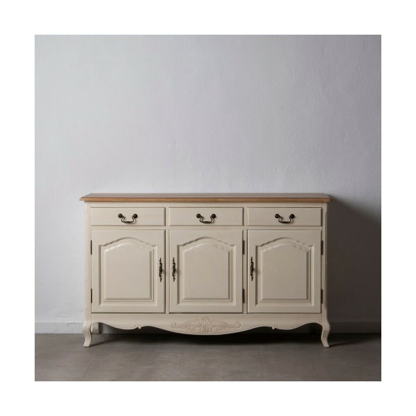 Design Shabby Chic Home Decor Sideboard in Cream Natural Wood 