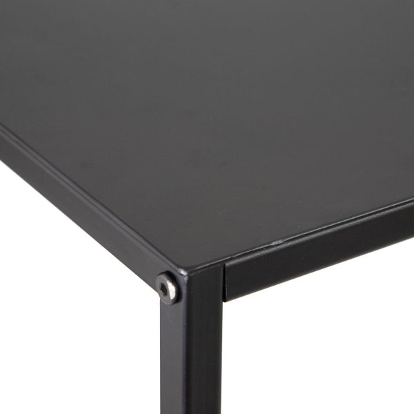 Loft Design Desk SQUARE Black Metal