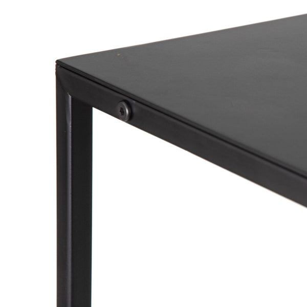 Loft Design Desk SQUARE Black Metal