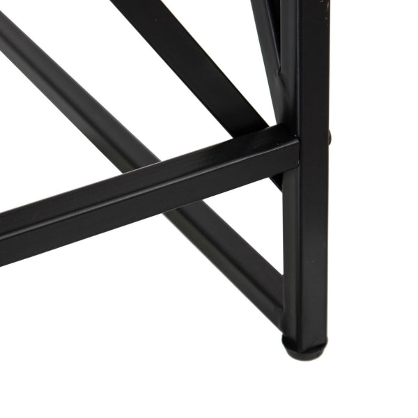 Loft Design Desk SQUARE Black Metal