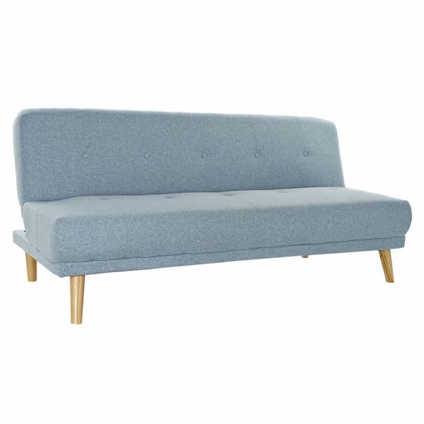 Canapé Convertible Scandinave Bleu Ciel 3 Places 172 x 80 x 76 cm