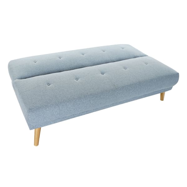 Canapé Convertible Scandinave Bleu Ciel 3 Places 172 x 80 x 76 cm