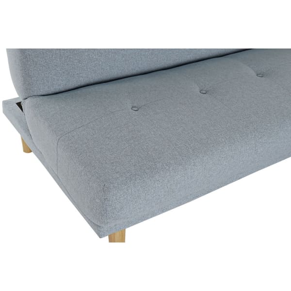 Canapé Convertible Scandinave Bleu Ciel 3 Places 172 x 80 x 76 cm