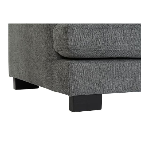 Traditional Gray Designer Sofa with Cushions (220 x 86 x 84 cm)