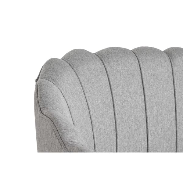 Gray and Silver Shell Sofa