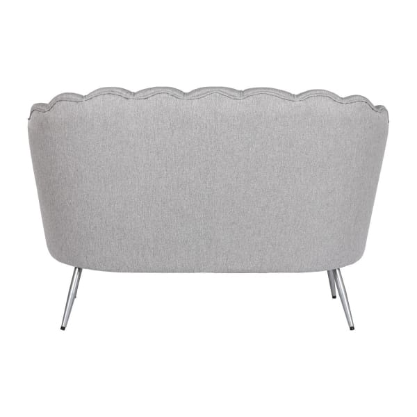 Gray and Silver Shell Sofa