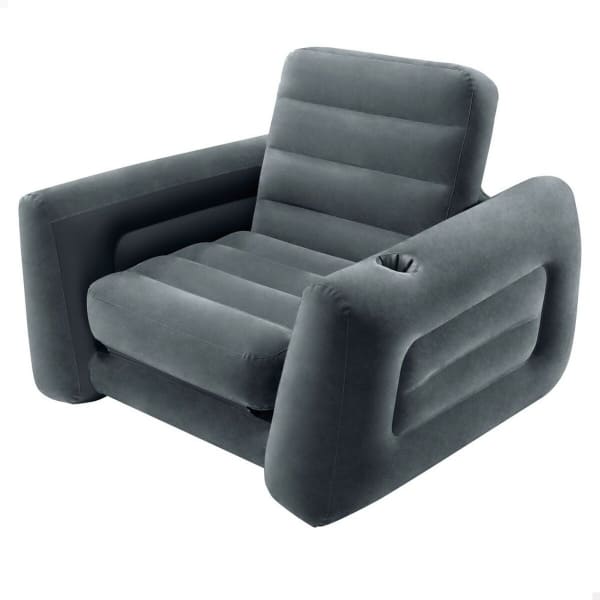 Sillón convertible inflable gris oscuro Intex