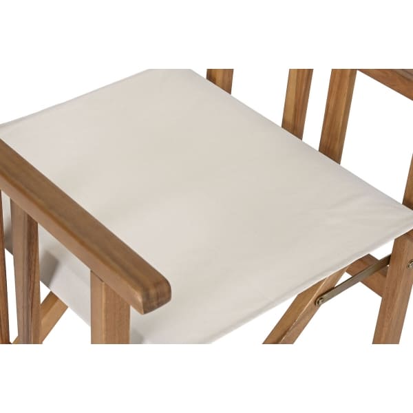 Chaise de Jardin Hollywood Acacia Marron/Blanc