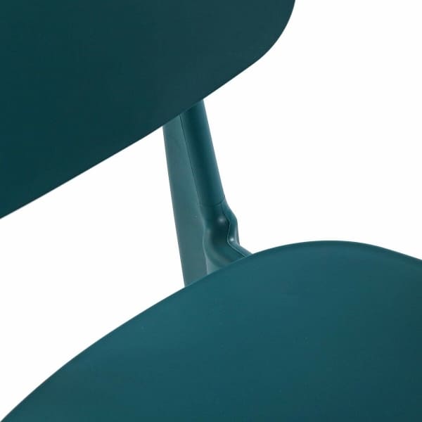 Scandinavian Chair in Duck Blue Polypropylene