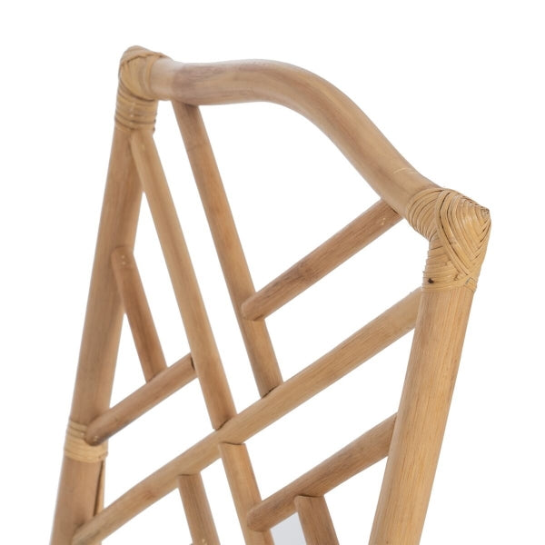 Silla Bali Design de ratán natural tejido (45 x 55 x 91 cm)