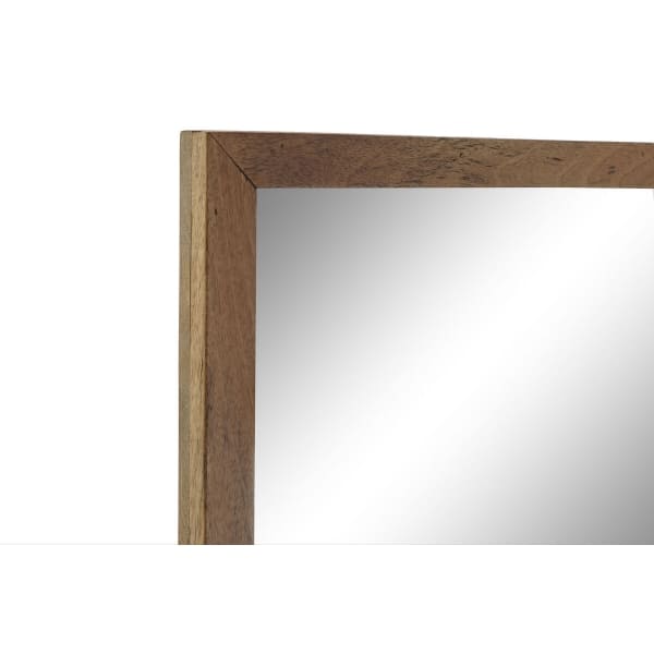 Coiffeuse en Cannage et Bois de Manguier avec Miroir Amovible