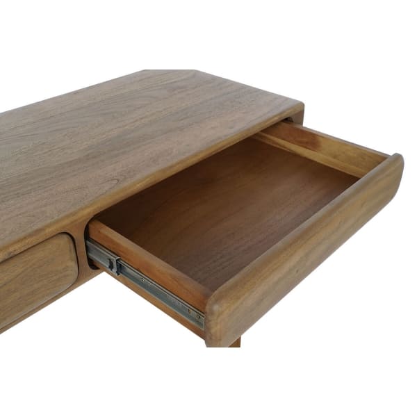 Console with Drawers in Brown Acacia