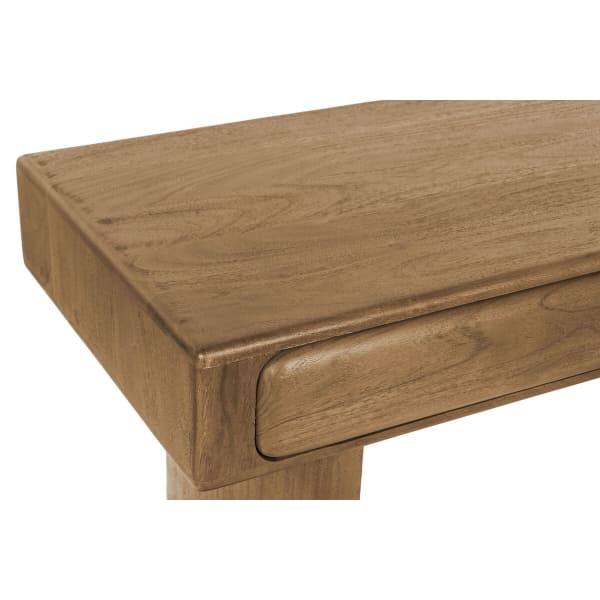 Console with Drawers in Brown Acacia