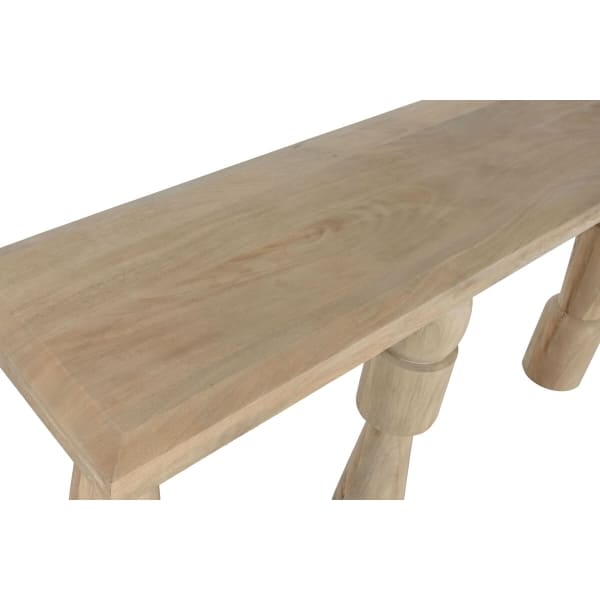 Grande Console d'entrée Atypique en Bois Sculpté