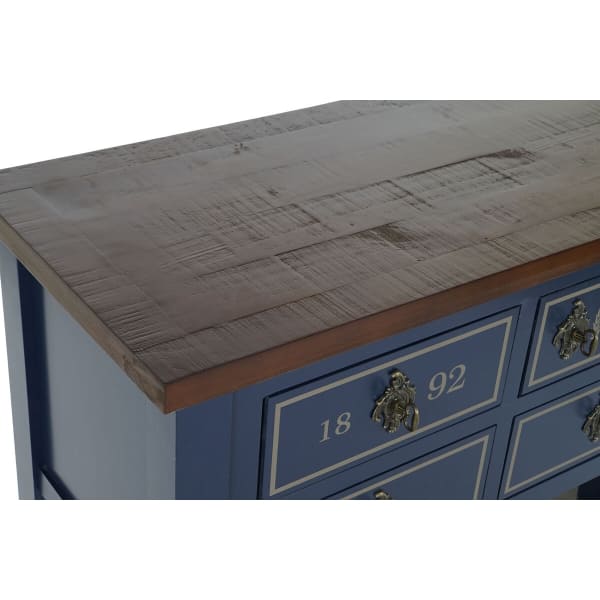 Navy Blue Wooden Hotel Entrance Console