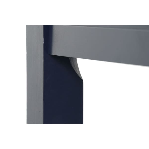 Navy Blue Wooden Hotel Entrance Console