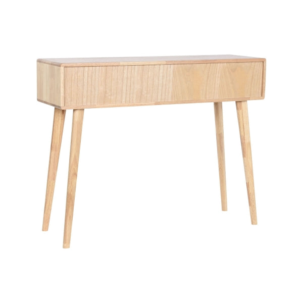 Meuble Console en Bois d'hévéa et Rotin en Cannage