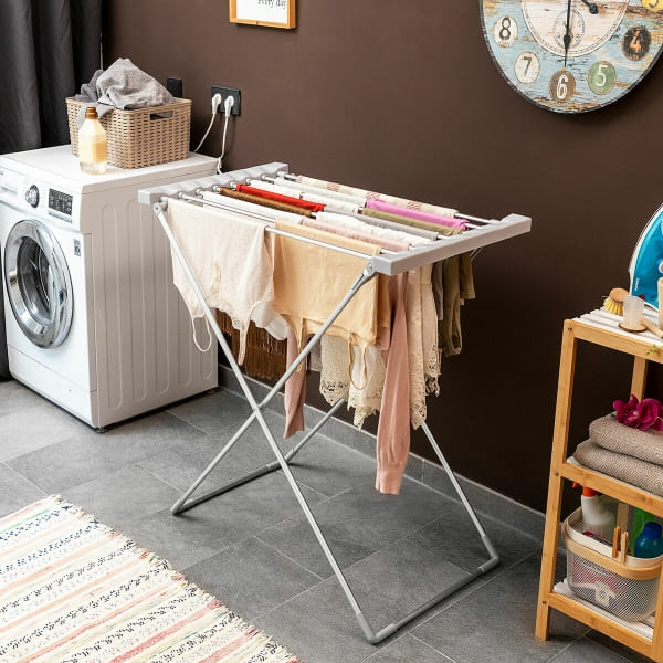 Séchoir électrique pour Linge Chauffant Blanc ING