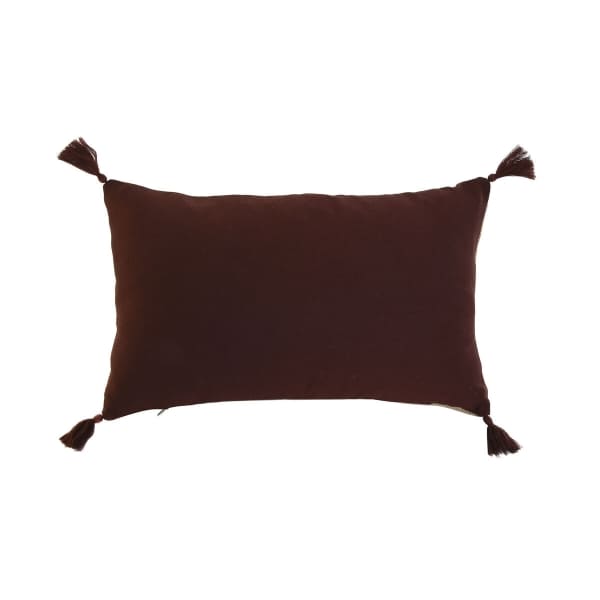 Coussin Boho "HOME Collection" en Jute