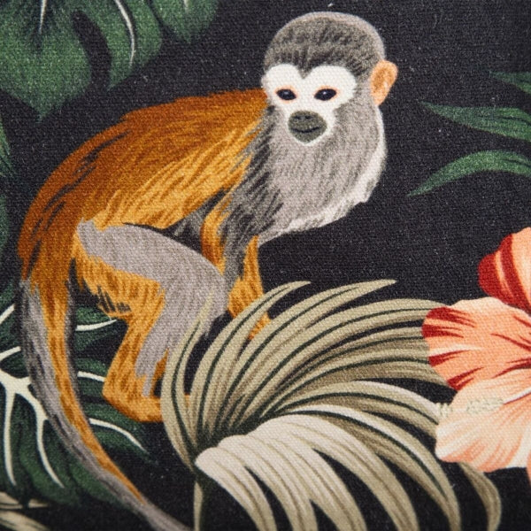 Home Decor Cotton Tropical Monkey Design Cushion