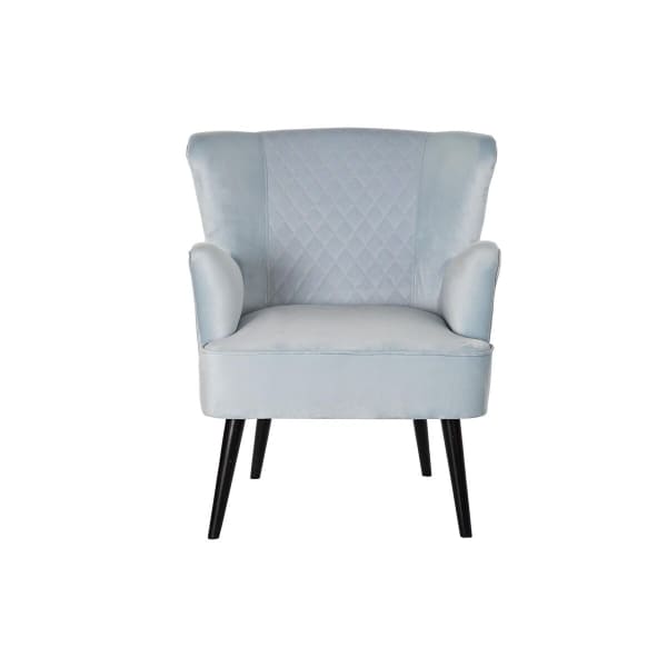 Fauteuil Sixties Bleu Ciel et Noir