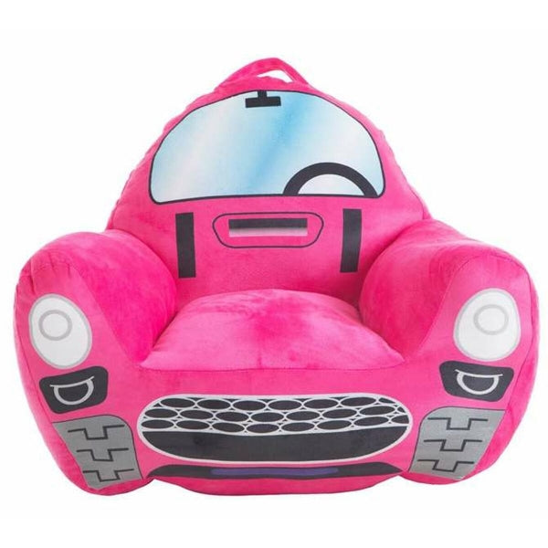 Fauteuil pour Enfant Design Voiture Rose Fuchsia (52 x 48 x 51 cm)