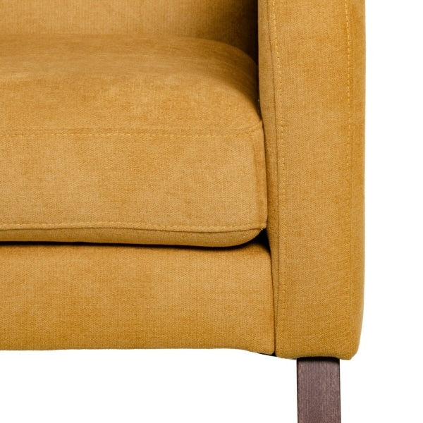 Fauteuil Design Africain Home Decor Jaune Moutarde - Ajoutez une touche d'élégance africaine à votre intérieur