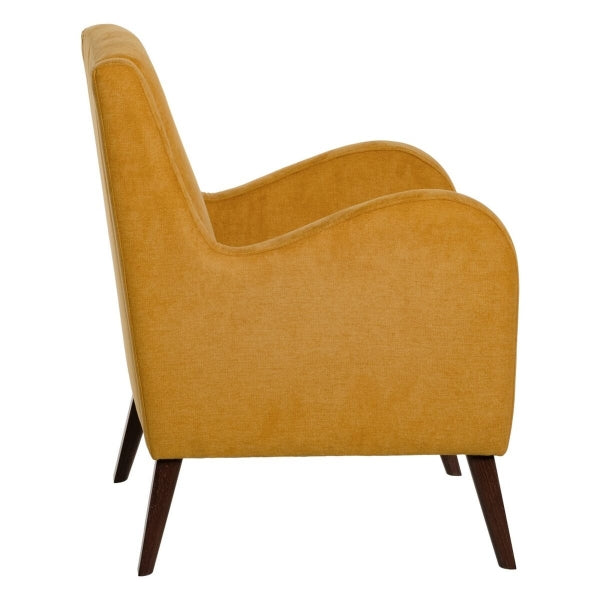 Fauteuil Design Africain Home Decor Jaune Moutarde - Ajoutez une touche d'élégance africaine à votre intérieur