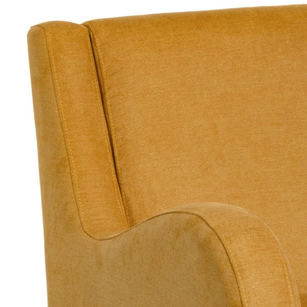 Fauteuil Design Africain Home Decor Jaune Moutarde - Ajoutez une touche d'élégance africaine à votre intérieur