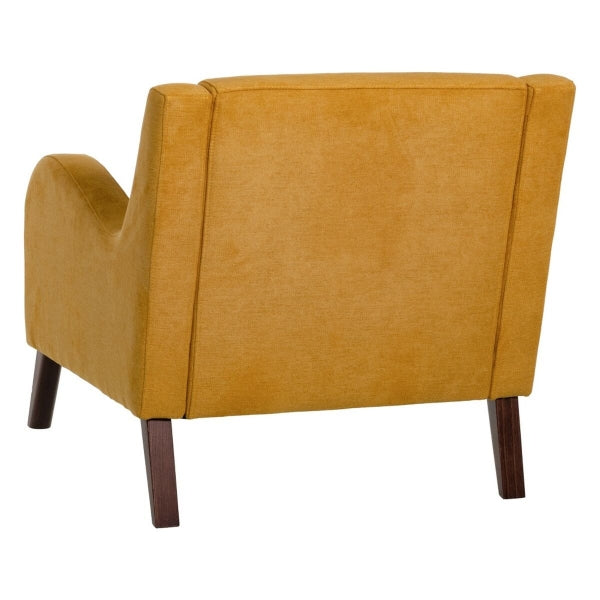 Fauteuil Design Africain Home Decor Jaune Moutarde - Ajoutez une touche d'élégance africaine à votre intérieur