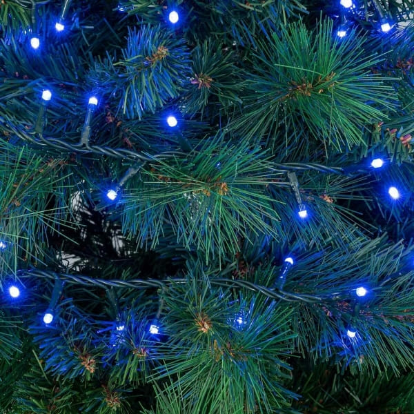 Grande Guirlande Lumineuse de Noël LED Bleu 50 m, Décoration de Noël