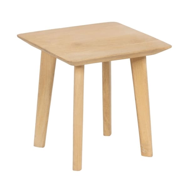 Ensemble de 3 Tables Basses Minimalistes en Bois Naturel