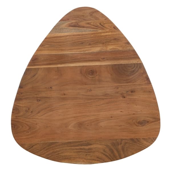 Jeu de 3 tables Basses Gigognes en Acacia et Fer