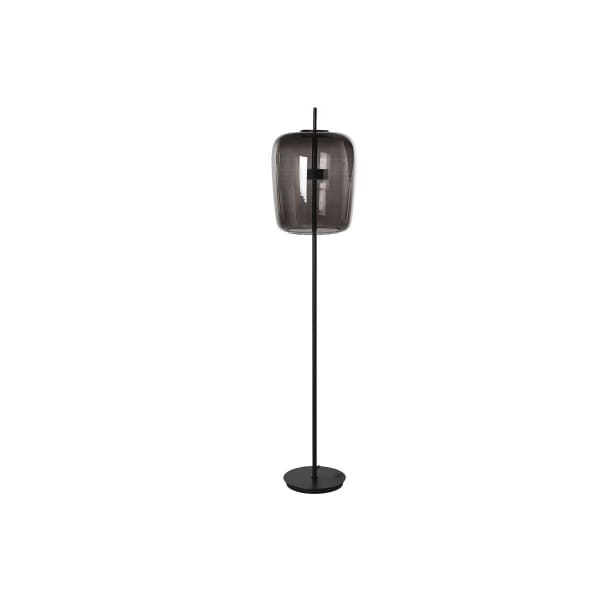 Lampadaire Contemporain Verre Soufflé Gris LED