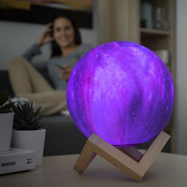 Round Galaxy Design LED Lamp