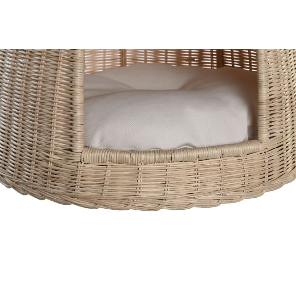 Panier pour Chien Igloo en Rotin