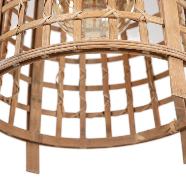 Balinese Design Pendant Light Home Decor Natural Bamboo - Light up your interior in style