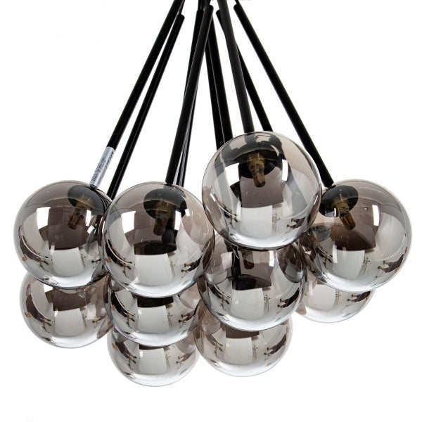 Luminaire Suspendu Design Contemporain "Luxury" Bulles Noires