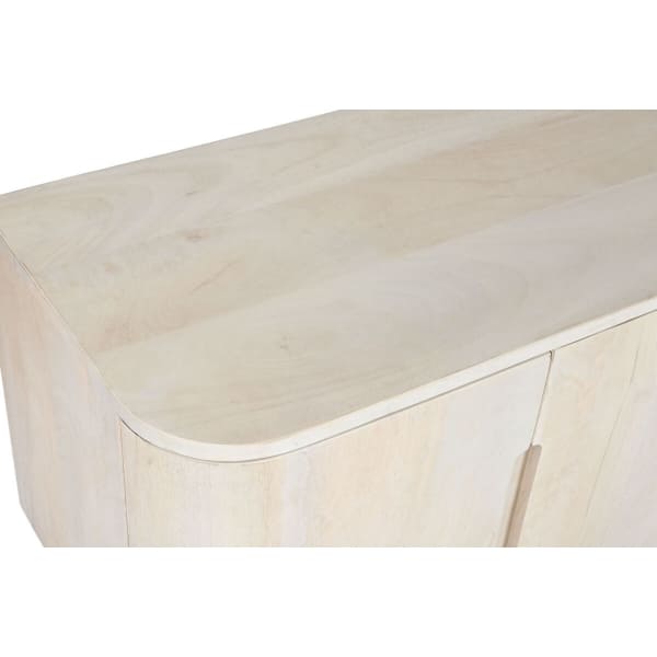 Mueble TV Atípico de Madera de Mango Blanco