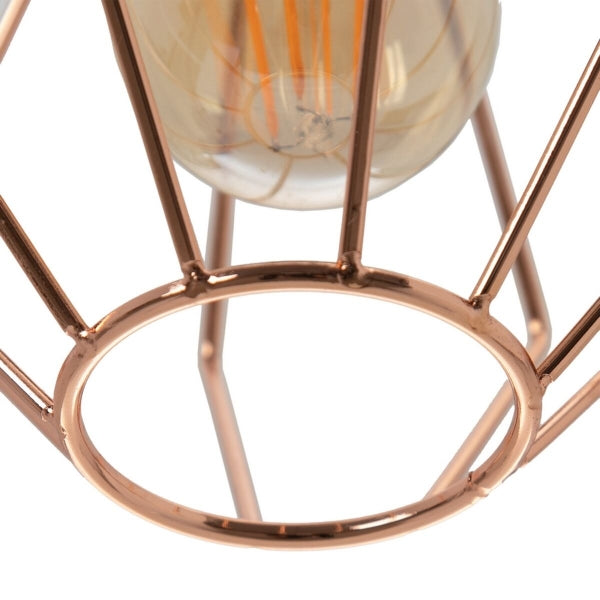 Pendant Light Loft Black and Copper Home Decor