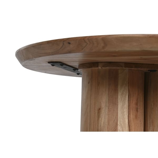 Designer Coffee Table in Solid Acacia Tripod