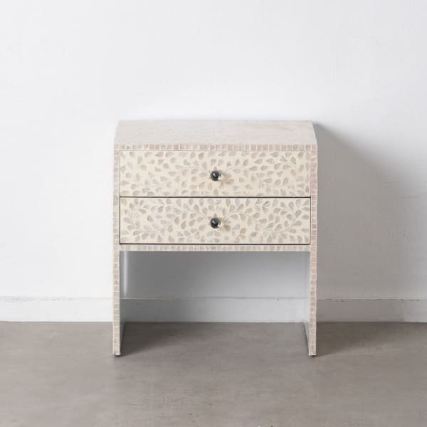 Table de Chevet Nacre Beige