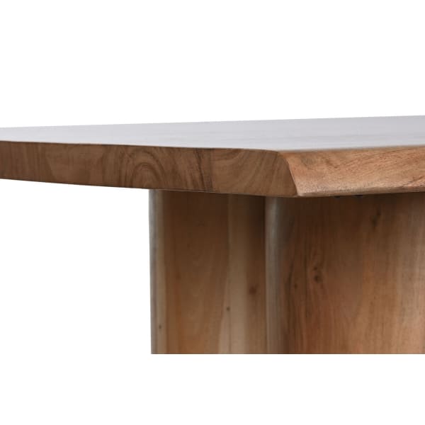 Modern Dining Table in Natural Acacia