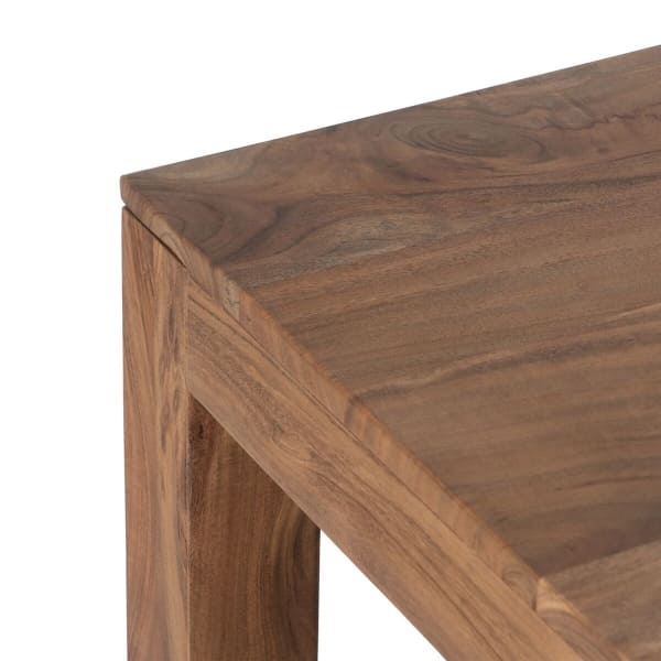 Mesa de comedor de acacia natural