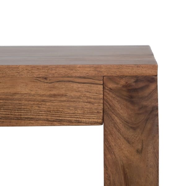 Mesa de comedor de acacia natural