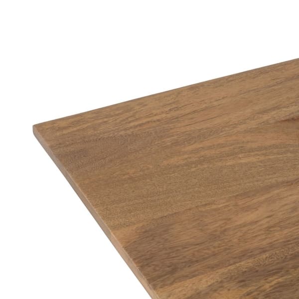 Mesa de Comedor Loft Madera y Hierro Negro