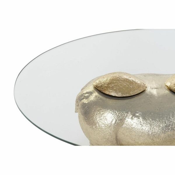 Underwater Golden Hippopotamus Coffee Table