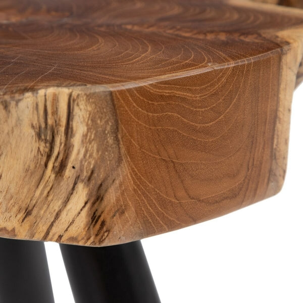 Tables Basses Gigognes Design Africain en Bois Massif de Teck